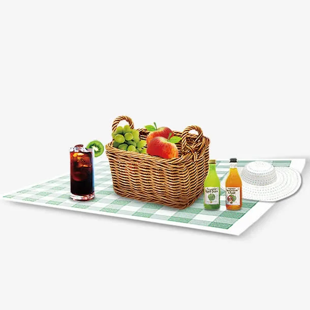 夏季野炊素材免抠