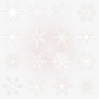 16款白色雪花免抠