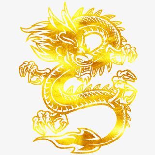 中国风一条有个性的龙免抠图免抠