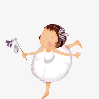 跳舞的女孩免抠