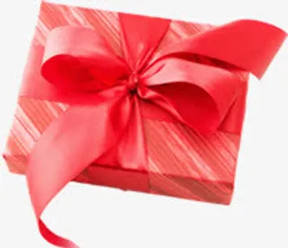 红色正方形礼盒中秋免抠