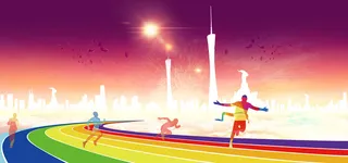 体育运动背景banner高清