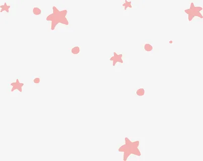 粉色星星漂浮免抠