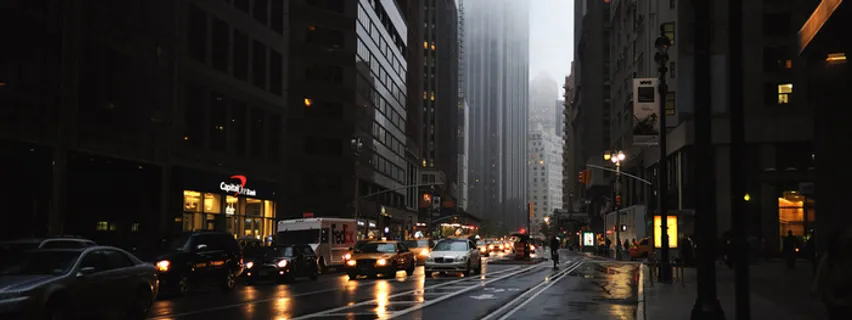 城市建筑公路夜景背景高清