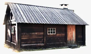 木质小屋免抠