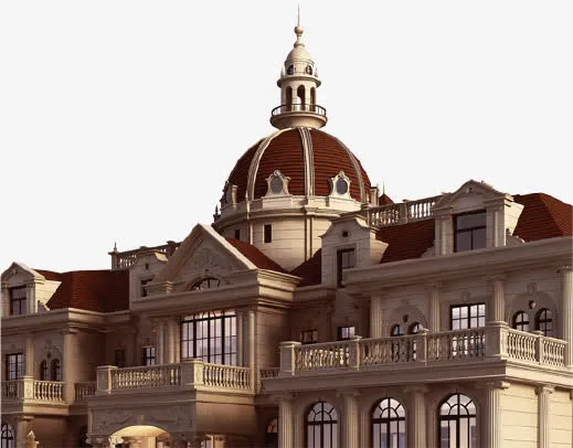 欧式古建筑免抠