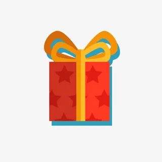 卡通礼物免抠