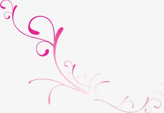 中国风粉色装饰素材免抠