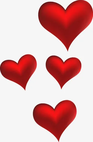 爱心红心免抠