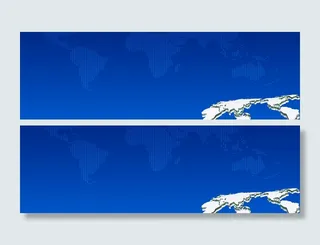 蓝色地球底纹海报banner高清