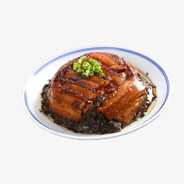 产品实物葱花梅干菜扣肉免抠