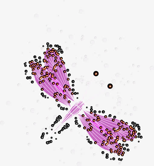 抽象炫酷蜻蜓免抠