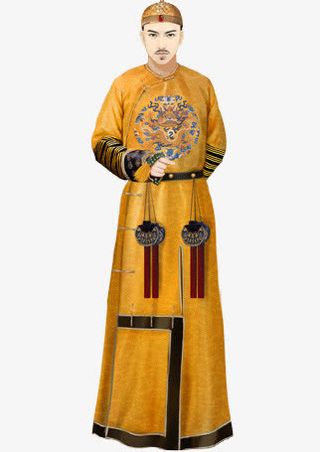 皇帝龙袍男子免抠