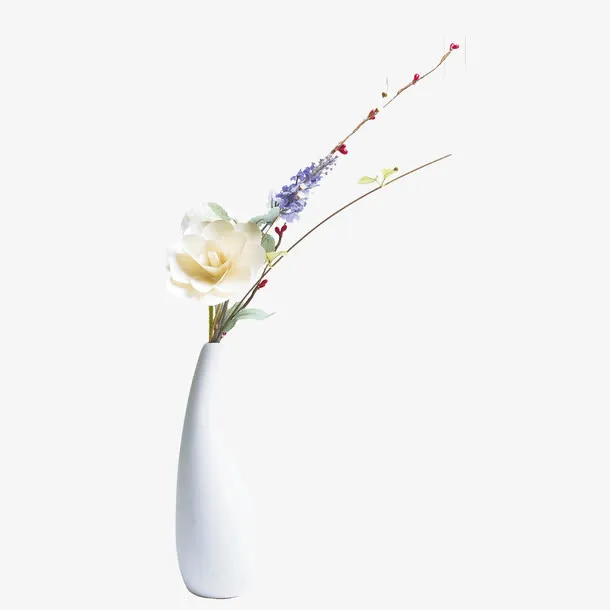 清新插花免抠