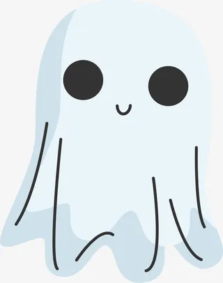 卡通万圣节幽灵免抠