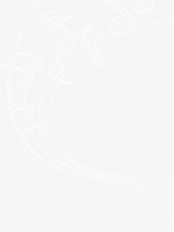 音乐元素 音符 五线谱 乐谱免抠