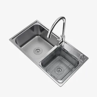 厨房不锈钢水槽免抠