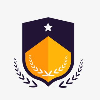 卡通盾牌文案背景矢量图