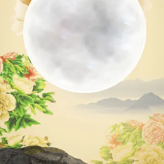 淡雅中秋中国风背景图高清