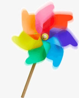 七彩风筝免抠