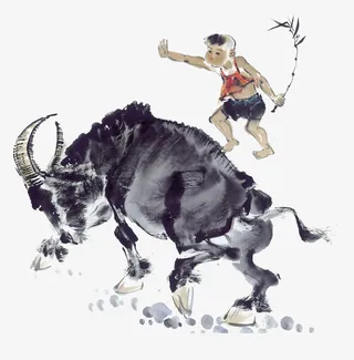 放牛的孩子免抠