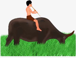 草原放牧清明节免抠