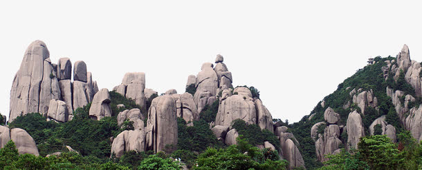 福鼎太姥山风景免抠