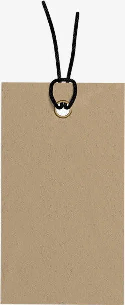 牛皮纸书签印章素材免抠