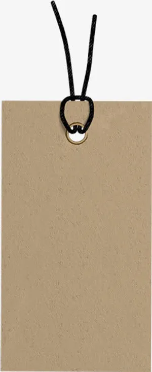 牛皮纸书签印章素材免抠