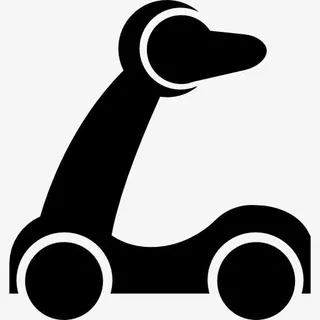 婴儿车的轮廓图标免抠