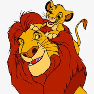 狮子王卡通父子免抠