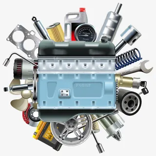 汽车零件工具免抠