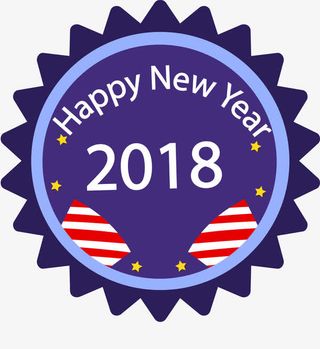 新年优惠标签设计免抠