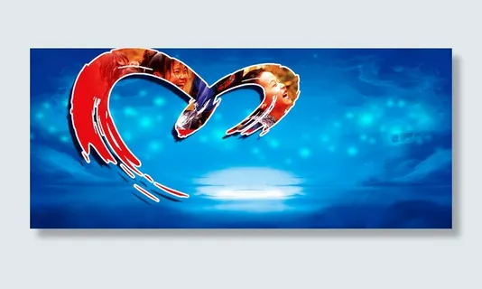 红色爱心公益高清