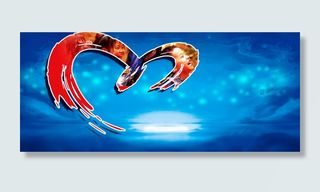 红色爱心公益高清