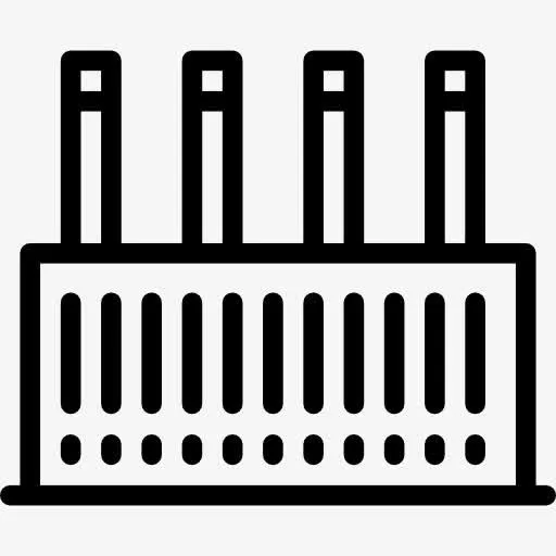 工业厂房图标免抠