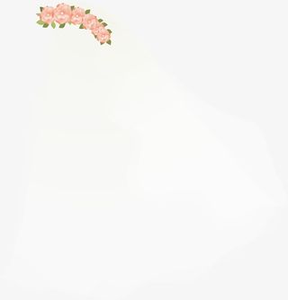 小清新红色花朵免抠