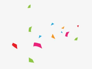 漂浮几何三角png素材免扣免抠