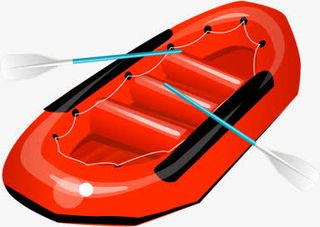 橡皮艇免抠