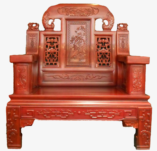 中式家具红木凳子免抠