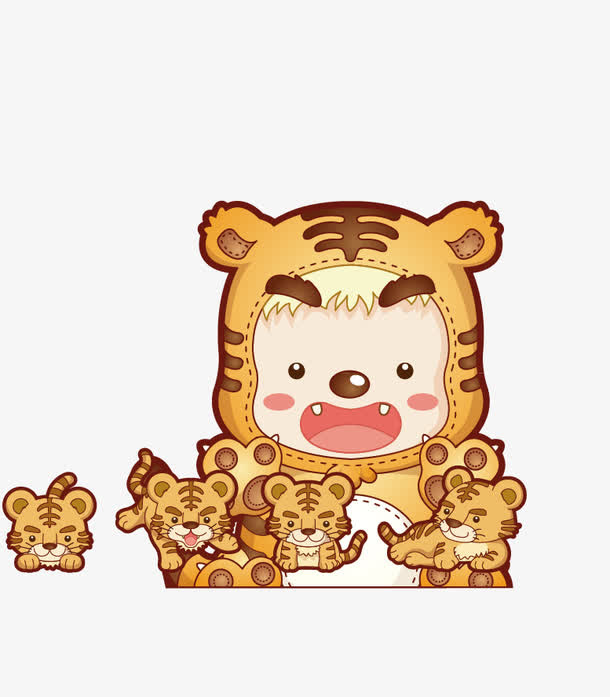 老虎免抠