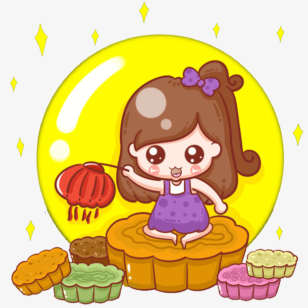 提着灯笼的女孩免抠