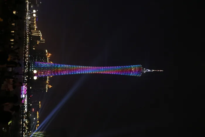 国庆节广州塔高清