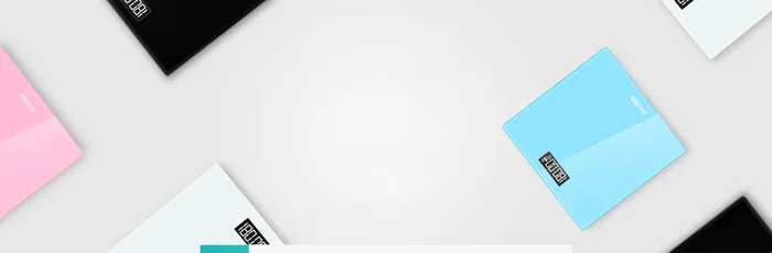 清新简约电子秤banner高清