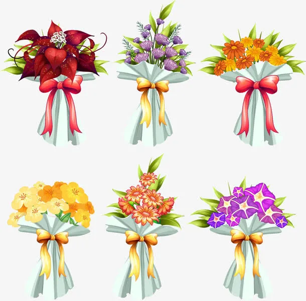 矢量鲜花免抠