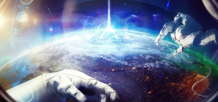 科幻太空宇宙背景banner高清