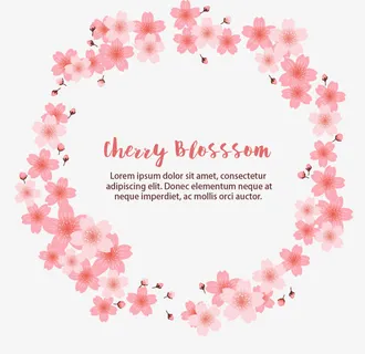 矢量手绘花朵免抠