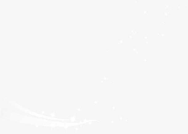 创意合成白色手绘亮晶晶的效果免抠