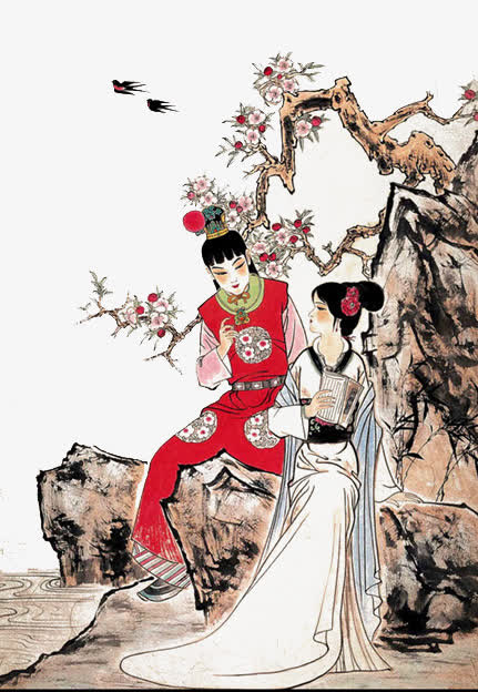 黛玉读书免抠