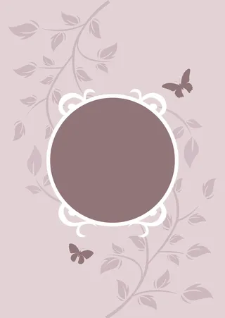 紫色圆形花纹海报背景素材高清